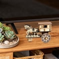 thumbnail image 6 of Carriage Puzzles Model 3D Wooden Puzzle Retro DIY Assembly Vintage Wood Kit for Adults Home Decor, 6 of 9