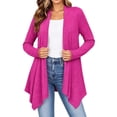 thumbnail image 5 of Enjoytime Lightweight Cardigans for Women Long Sleeve Open Front Cardigan Casual Fall Fashion Asymmetrical Hem Knit Coat, 5 of 6