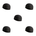 thumbnail image 3 of Qarigey Paquete de 9 gorras de calavera de refrigeración tela de malla ciclismo moda gran textura accesorios de ciclismo forro de casco negro 5piezas, 3 of 6