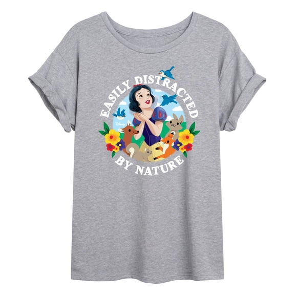Disney - Snow White Distracted By Nature - Women's Oversized T-Shirt