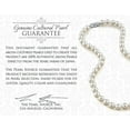 thumbnail image 5 of 18K Gold 6.5-7.0mm Japanese Akoya Saltwater White Cultured Pearl Necklace - AA+ Quality, 17" Princess Length, 5 of 7