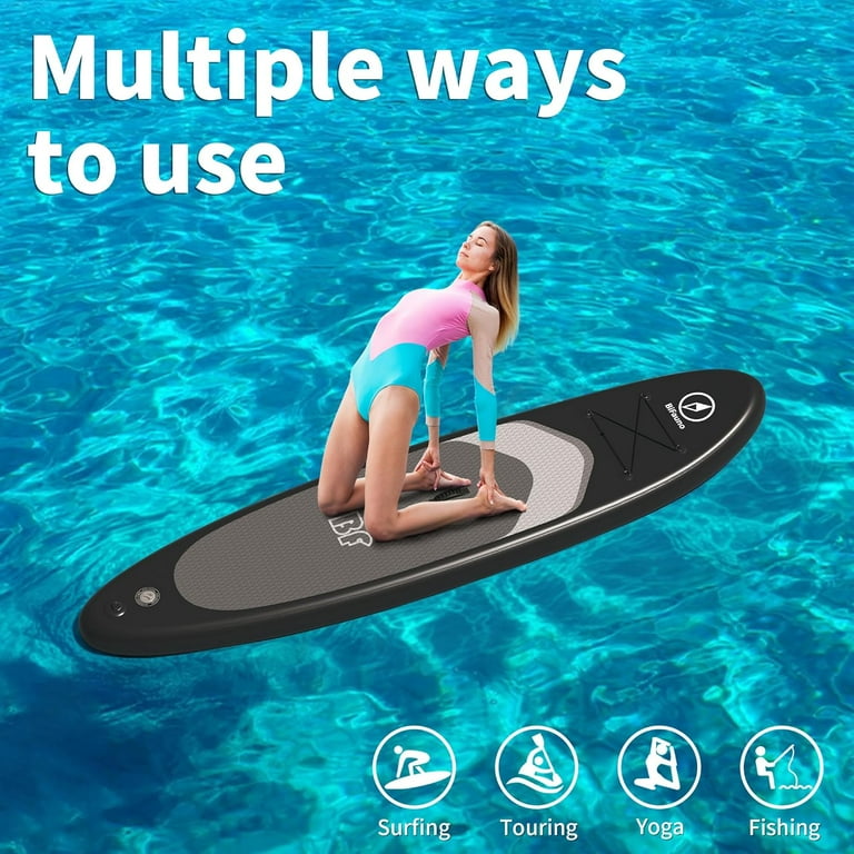 Bifanuo 10' Inflatable Stand Up Paddle Board with SUP