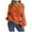 Sweater 399# Orange, variant on oqasdz Womens Sweater Off Shoulder Long Sleeve Knitted Hollow Elegant Pullover Sweaters Fashion Holiday Outwear Casual Cozy Daily Wear