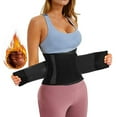 thumbnail interactive-video image 1 of Tecnomed Waist Trainer For Women: Premium Waist Trimmer, Sweat Belt While Working Out, Postpartum Support Belly Band Black 1 of 9