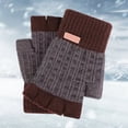 thumbnail image 1 of Half Finger Knit Warm Gloves With Thick Velvet For Both Men And Women, 1 of 3