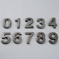 thumbnail image 2 of Polished Chrome Door Numbers 0~9 50mm Self-adhesive Solid House Flat Apartment, 2 of 8