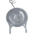 thumbnail image 2 of HUGFEGWE Toilet Flappers Replacement Compatible for GA715014-GEG1 (Transparent) 3 Inch with Stainless Chain and Hook CJB91-107581, 2 of 7