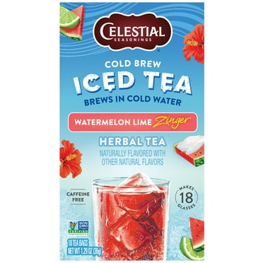 Celestial Seasonings Cold Brew Iced Tea Watermelon Lime Zinger
