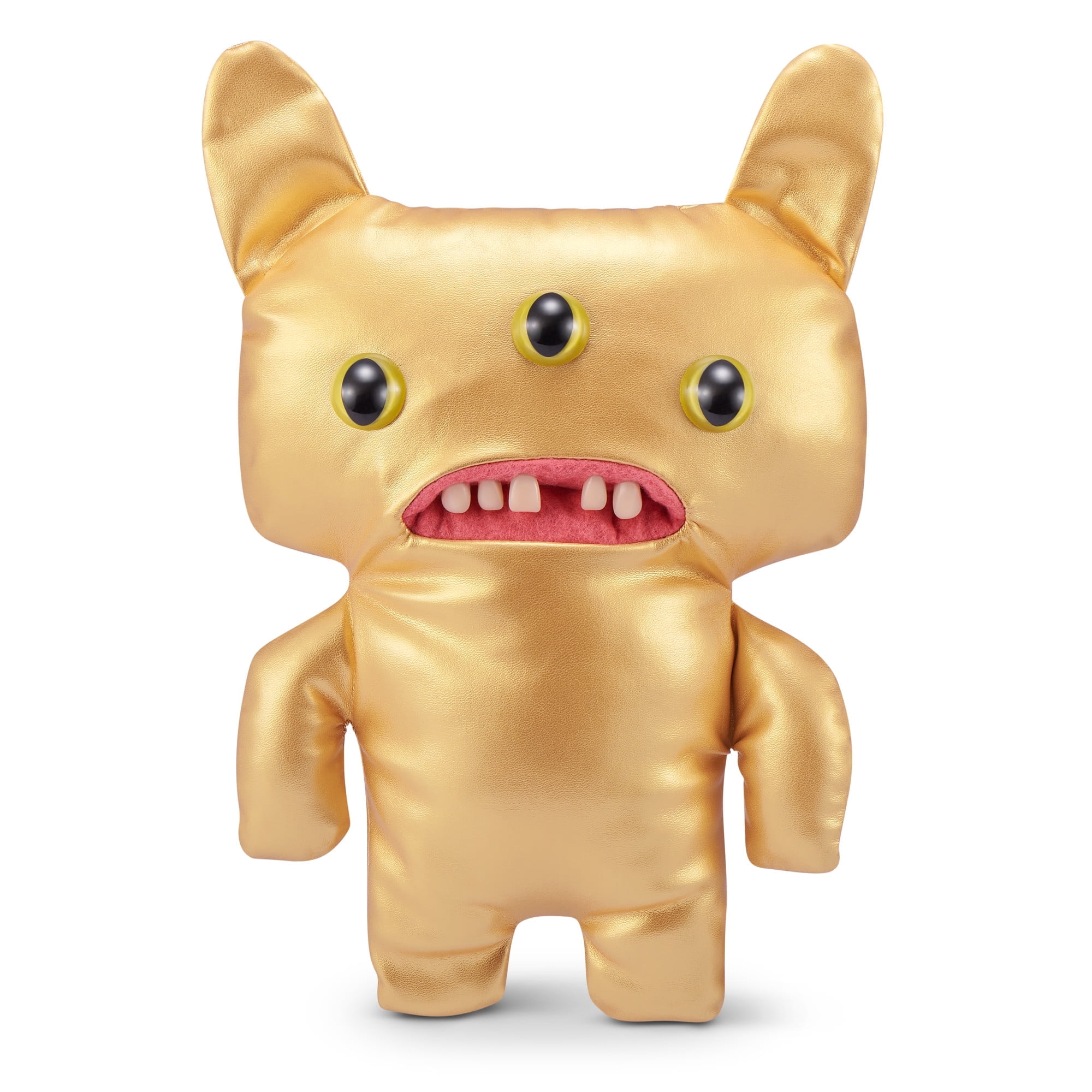 Fuggler GOLD FIGURE フロッキー素材 Fuggler Gold Fuggs 4 inch (Reeko), Funny Ugly Monster Soft Plush