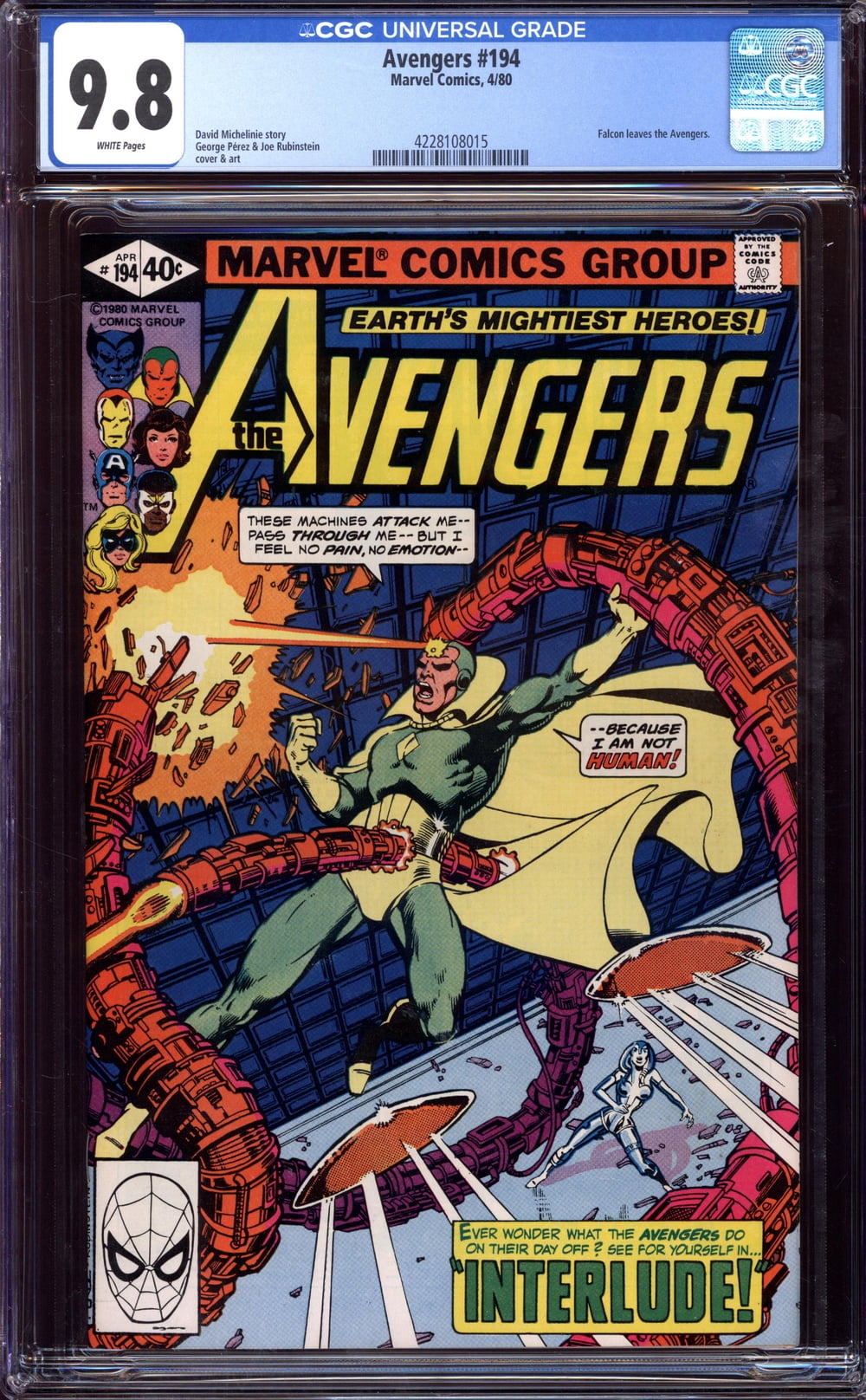 Cover of The Avengers #194