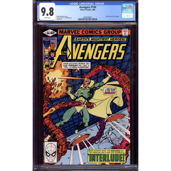 Avengers #194 - CGC 9.8 Comic Book