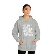 I want to drink wine and pet my Stabyhoun Dog Owner Unisex Hoodie S-5XL
