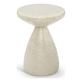 thumbnail image 1 of Meridian Furniture Anika Crème Fer Terrazzo Table d'Appoint, 1 of 8