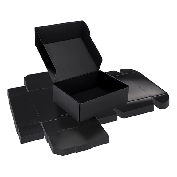 12x9x4 Black Shipping Boxes 20 Pack, Large Cardboard Mailer Boxes for Small Business Shipping Packaging