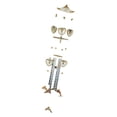 thumbnail image 4 of Wind Chime Grace Ornamento Colgante Doble Doplhin, 4 of 5