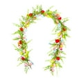 thumbnail image 2 of 6.23 pies Pascua guirnalda Artificial Spring Garland Decoración del hogar Ornamento colgante para chimenea de gabinete Estante de vacaciones de jardín Estilo C, 2 of 8