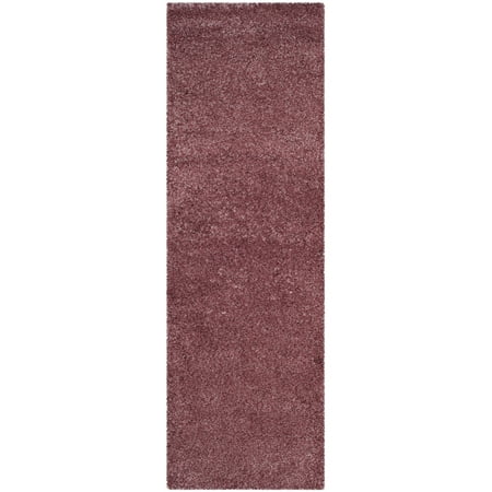 Safavieh SAFAVIEH California Shag Collection SG151-3737 Rose Rug SAFAVIEH California Shag Collection SG151-3737 Rose Rug SAFAVIEH s California Shag Collection imparts breezy coastal vibes throughout room decor. These plush pile shags are made using high-quality synthetic yarns  machine-woven into luxurious shag textures and colored in vivid hues with stylishly speckled tonal colors. These superior non-shedding shag rugs add flowing dimension to any decor  and are also well-suited for higher-traffic areas of the home with frequent kid or pet activity. Perfect for the living room  dining room  bedroom  study  home office  nursery  kid s room  or dorm room. Rug has an approximate thickness of 2 inches. For over 100 years  SAFAVIEH has set the standard for finely crafted rugs and home furnishings. From coveted fresh and trendy designs to timeless heirloom-quality pieces  expressing your unique personal style has never been easier. Begin your rug  furniture  lighting  outdoor  and home decor search and discover over 100 000 SAFAVIEH products today.