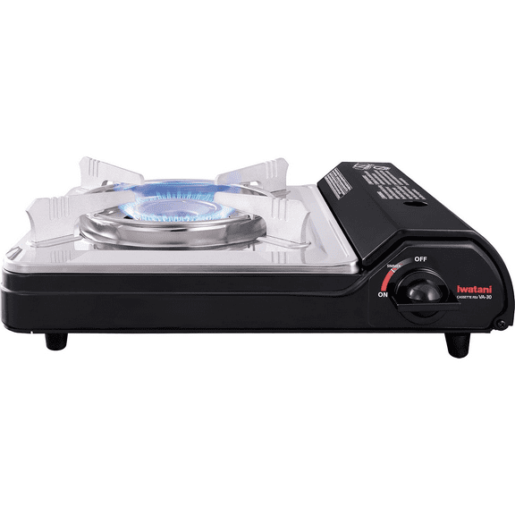 Cassette Feu Butane VA-30 Camp Stove, one, BLACK