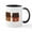 White/Black Inside, variant on CafePress - Three Pigs Mugs - 11 oz Ceramic Mug - Novelty Coffee Tea Cup
