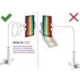 thumbnail image 4 of K-MT 【38.7inch/98cm】 Tablet Phone Holder Bed Gooseneck Mount, Mount Holder Clip with Grip Flexible Long Arm Compatible for ipad iPhone/Switch/Samsung Tabs/Kindle Fire HD K-MT(Black), 4 of 4