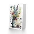 thumbnail image 2 of Spring Wildflower Floral Bouquet in a Teapot Vase Flowers Nature Birthday Greeting Card Plus Envelope Blank inside, 2 of 3