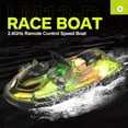 thumbnail image 5 of 2.4G Green RC Ship 60m Control Distancia Protección de seguridad para piscina de lago, 5 of 5