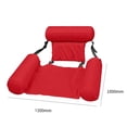 thumbnail image 5 of Hamaca flotante inflable plegable para deportes acuáticos, silla de playa, piscina, verano Jadeshay A, 5 of 5