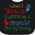 thumbnail image 4 of Inktastic Chiropractor Like Daddy Boys or Girls Baby Bib, 4 of 4