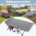 thumbnail image 3 of FICISOG Folding Camping Cots for Adults 900lbs Layer Oxford Sleeping Cots with Carry Bag & Mattres, 3 of 15