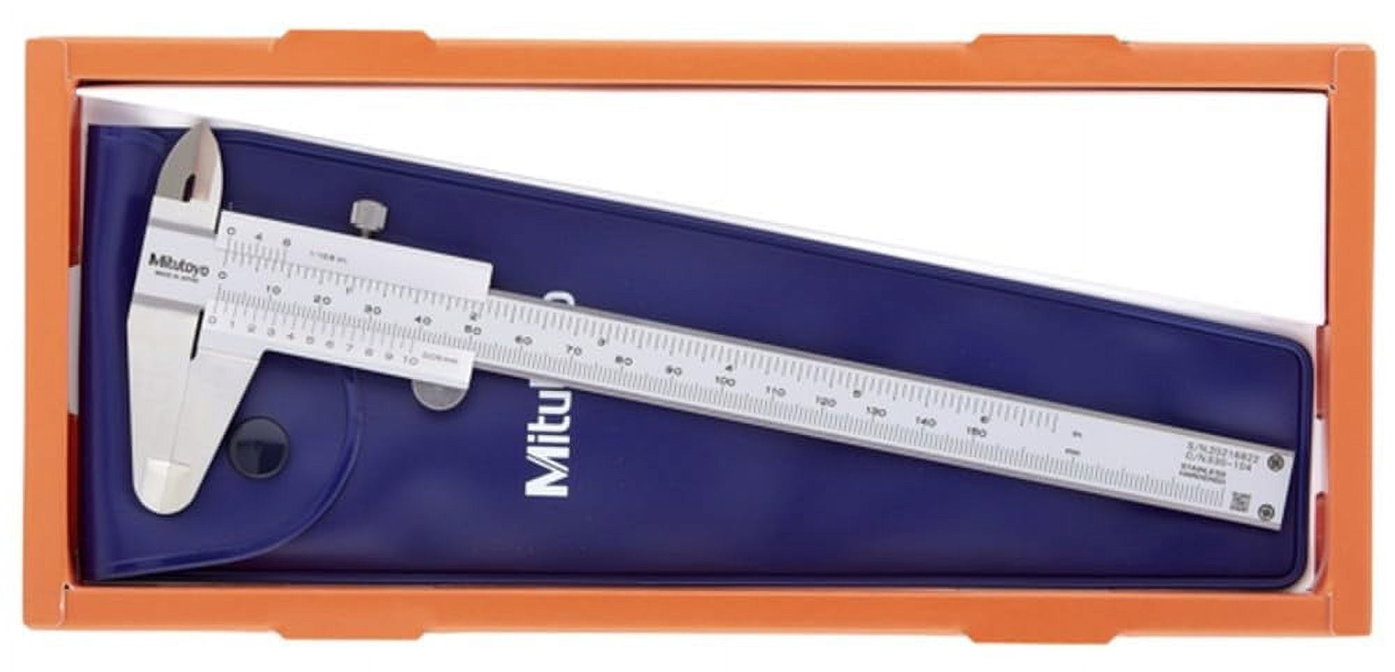 Mitutoyo 530-104 0-6""/150MM Fractional Vernier Caliper