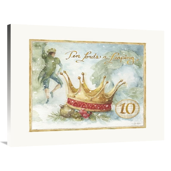 Global Gallery's '12 Days of Christmas X' By Lisa Audit Stretched Canvas Wall Art