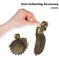 thumbnail image 3 of Pebbuoy Vintage Purse Mesh Coin Chainmail,Victorian Style Wallet,Double Mesh Coin Holder with Twist Lid Gate Top, 3 of 6