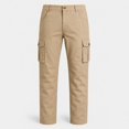 thumbnail image 6 of Men's 2 Piece Cargo Set Short Sleeve Button Down Shirt with Pockets and Casual Trousers Workwear Outfit, 6 of 8