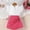 Hot Pink, variant on ​Girls Lace Flutter Sleeve Set Lapel Collar Shirt and Skort Irregular Hem Dressy Summer 2 Piece Little Girls Fashion Play Suit Pink Size 2-3Years