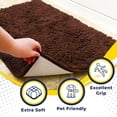 thumbnail image 2 of Muddy Mat® AS-SEEN-ON-TV Tapete para puerta y alfombra para mascotas de microfibra altamente absorbente, área lavable gruesa antideslizante y tapete de baño de chenilla suave para cocina, baño, dormit, 2 of 5