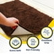 thumbnail image 2 of Muddy Mat® AS-SEEN-ON-TV Tapete para puerta y alfombra para mascotas de microfibra altamente absorbente, área lavable gruesa antideslizante y tapete de baño de chenilla suave para cocina, baño, dormit, 2 of 5