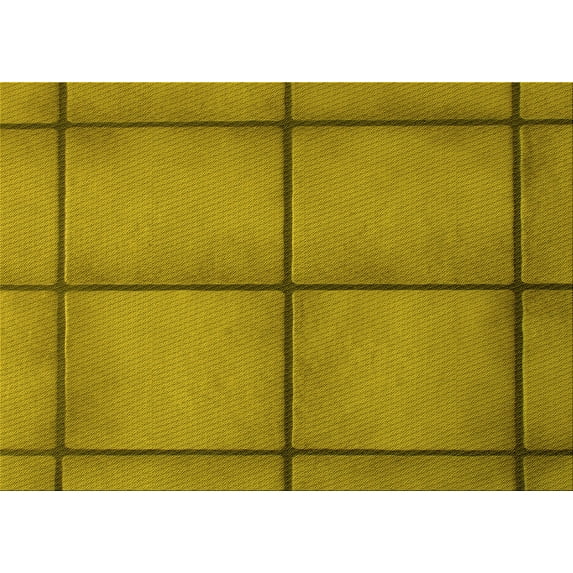 Ahgly Company Indoor Rectangle Patterned Bee Yellow Area Rugs, 2' x 5'