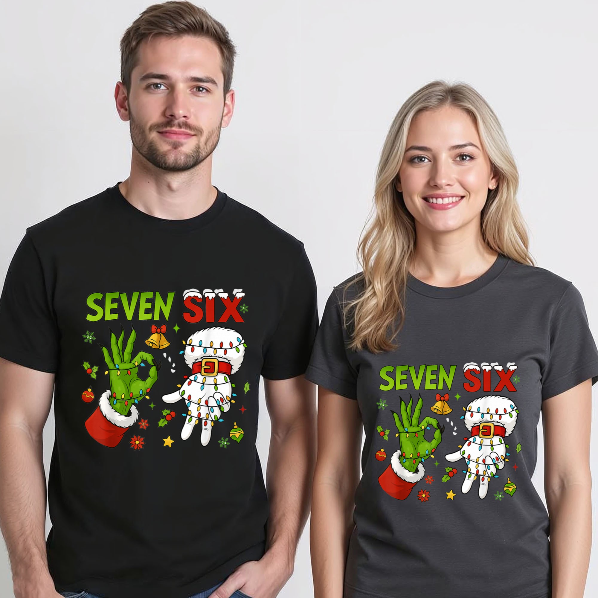 Six Seven 67 Meme T-Shirt – Christmas Elf Humor Theme – Boys and Teens Gift