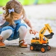 thumbnail image 2 of Twfbrm Excavator Toys for Kids, Toddler Toys Construction Engineering Vehicle Toy with Moveable Claw, Large Vehicle Inertia Truck Interactive Educational Toy Gifts for Age 3-12 Boys, 2 of 8
