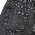 thumbnail image 4 of TOWED22 Girls Wide Leg Jeans with Pockets Comfort Stretch Waist Casual Denim Trousers for Kids Black,11-13 Y, 4 of 6