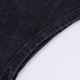 thumbnail image 6 of JUUYY Mens Washed Cotton Retro Distressed T-shirt Casual Round Neck Sleeveless Tank Tops Breathable T-Shirt Black M, 6 of 8