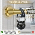 thumbnail image 5 of Shower Curtain Rod 36-84 Inches (3-7ft) Non Rust Adjustable Shower Rod Spring Tension Non Slip No Drilling Stainless Steel Shower Rods for Bathroom Window, 5 of 7