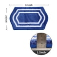 thumbnail image 2 of Extra Thick Bath Linen Rug Set Soft Plush Anti-Slip Bath Mat Water Absorbent Shaggy Polyester for Bathroom Living Room Bedroom Gray 24x36 Inches, 2 of 9
