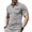 Gray, variant on Bxsruta Men's Casual Short Sleeve Polo Shirt with Pocket Breathable Slim Fit Daily Wear Top