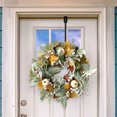 thumbnail image 4 of 2pcs Over the Door Wreath Hanger Hooks, EEEkit Metal Double Hanger Hook for Wreath, Coat Rack Hook for Hanging Hats, Towels, Coats, 4 of 5