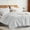White, variant on Davulos King Size Comforter Set White, 7 Pieces Bed in a Bag with Comforter Sheets Pillowcases & Shams ,Lightweight King Bedding Sets