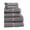 Grey, variant on Lintex Linens Diplomat 6-Piece Turkish Cotton Towel Set by Espalma Cream