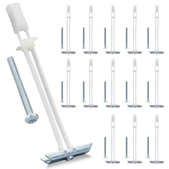 Drywall Anchor with Bolt for 1/4In-20In Fastener Sizes, Heavy Duty Hollow Drywall Anchor Kit for TV Mounting,14PCS