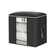 thumbnail image 2 of Neinkie Storage Bags Large Blanket Clothes Organization and Storage Containers for Bedding, Comforters, Foldable Organizer with Reinforced Handle, Clear Window, Sturdy Zippers, 2 of 7