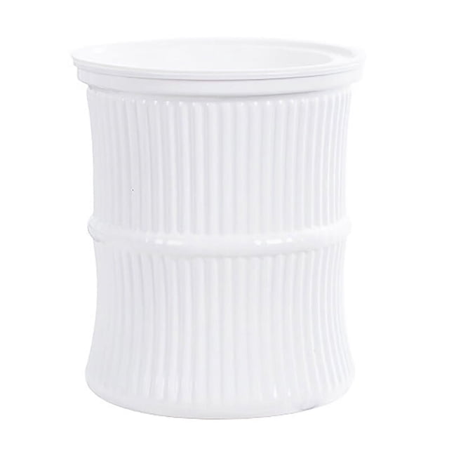 Transparent Double Layer Plastic Flower Pot Self Watering Flowerpot With Rope
